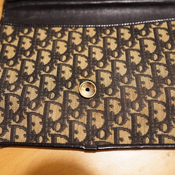 Vintage Christian Dior Monogram Trotter Canvas Clutch Bag - Picture 8 of 11